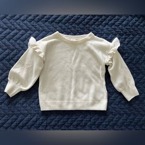 Gap Ruffle Crewneck Sweater, 2T